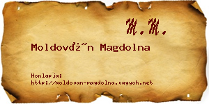 Moldován Magdolna névjegykártya